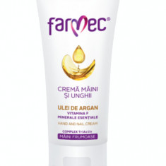 Crema pentru maini si unghii cu argan, 100ml, Farmec