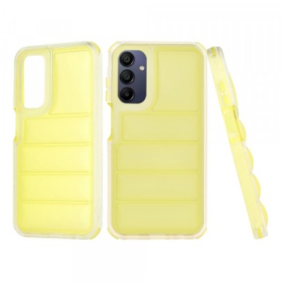 Husa pentru Samsung Galaxy A15 5G A156 / A15 A155, Techsuit, Wave Shield, Galbena foto