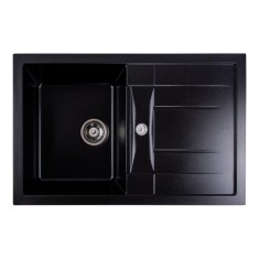 Chiuveta de bucatarie Elefant Premium Troya 7850 , Negru metalic 776x496 mm Innovative ReliableTools