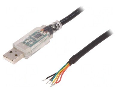 Adaptor USB la RS232 cu Cablu de 5m foto