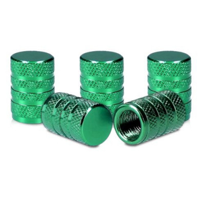 Set 5 Capace pentru valva , Kwmobile, Verde, Metal, 41665.07 foto