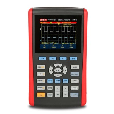 Osciloscop digital UTD1050CL 50MHz; LCD TFT 3,5&amp;quot;; Ch: 1; 200Msps; 12kpts avand Triggering rapid foto