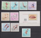 UNGARIA 1965 MI. 2153-2161 + BL. 50 MNH