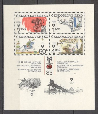 Cehoslovacia.1983 Bienala ilustratorilor de carti ptr. copii-Bl. XC.568 foto