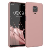 Husa Kwmobile pentru Xiaomi Redmi Note 9S/Redmi Note 9 Pro/Redmi Note 9 Pro Max, Silicon, Roz, 52140.193