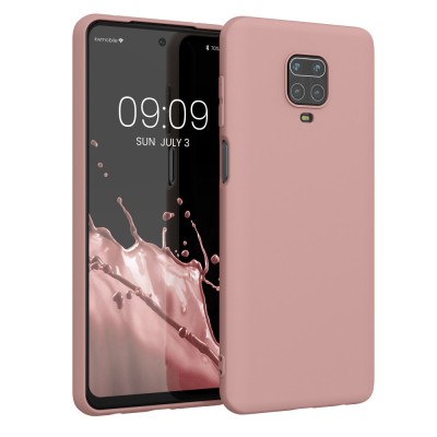 Husa Kwmobile pentru Xiaomi Redmi Note 9S/Redmi Note 9 Pro/Redmi Note 9 Pro Max, Silicon, Roz, 52140.193 foto