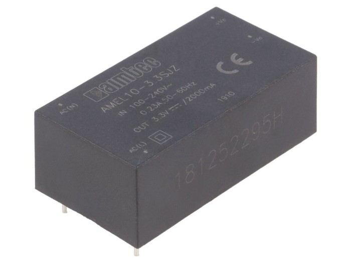 Convertor AC/DC 6.6W 3.3VDC