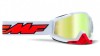 Ochelari Enduro MX FMF Powerbomb Rocket White True Gold