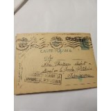 Carte Poștală Propagandă Cenzurat Constanta Timișoara