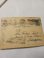 Carte Poștală Propagandă Cenzurat Constanta Timișoara foto