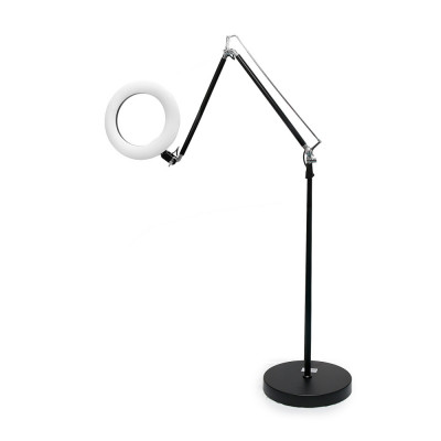 Lampa circulara led (selfie) A2-66, 66W, neagra foto