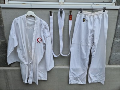 *Kimono Kumite Karate DO | 170 cm | centura foto