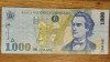 Bancnota Romania 1000 Lei 1998, Mihai Eminescu, Colectie, Stare Buna, Seria 008A