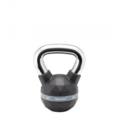 Gantera Kettlebel Exclusiv Premium, 6 kg, Maner crom, Negru