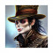 Sticker decorativ, Michael Jackson, Gri, 55 cm, 6456ST
