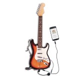 Chitara electrica Bontempi cu microfon tip casca pe fir si conectare Smartphone