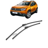 Cumpara ieftin Set stergatoare auto DACIA DUSTER SUV Van 2011-2018, pentru parbriz, Valeo Silencio Xtrm