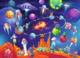 Puzzle 60 piese - Monstri in spatiu | Ravensburger