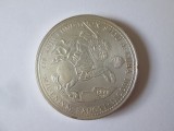 Rara! Cuba 1 Peso 1993 moneda aniversara din metal argintat, America Centrala si de Sud, Cupru-Nichel