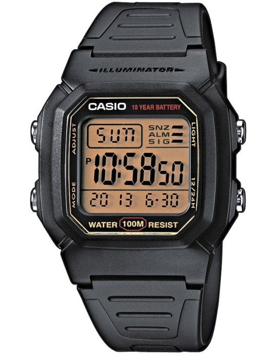 Ceas Barbati, Casio, Collection W-80 W-800HG-9A - Marime universala