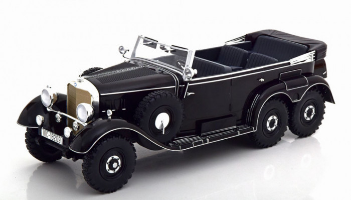 Macheta auto Mercedes-Benz G4 (W131) 1938 negru, 1:18 MCG