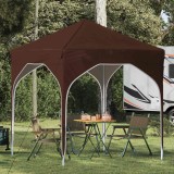 vidaXL Cort de Petrecere Pop-up 194 x 194 x 245 cm Maro 42019819