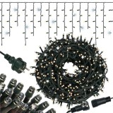 Ghirlanda luminoasa tip perdea Premium 300 LED, 14,5 m, alb cald, IP44