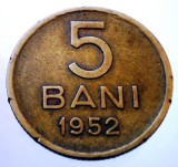 5 Bani 1952 RPR Romania, KM#83.1, Cu-Ni-Zn, 20mm - Numismatica Romaneasca