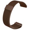 Curea tip Milanese Loop compatibila cu Fossil Gen 5 Smartwatch, Telescoape QR, 22mm, Coffee, Very Dream