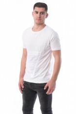 Tricou barbati Gosse White Baggye foto