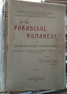 Alexandru Lupascu-Stejar-Paradisul romanesc-1929 foto