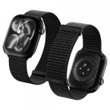 Curea Spigen WBF01 pentru Apple Watch 49mm / 46mm / 45mm / 44mm Series, Neagra AMP11833
