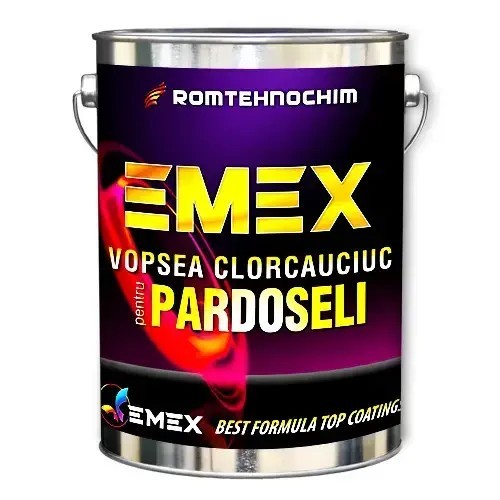 Vopsea Clorcauciuc Pardoseala &ldquo;Emex&rdquo; - Albastru - Bid. 5 Kg