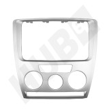 Cumpara ieftin Rama Adaptoare Radio Skoda Octavia 2 Non Facelift (2004-2010) Clima Manuala Gri 2DIN RCD RNS Navigatie Android