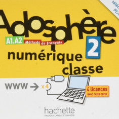 Adosphere 2 - Manuel numerique enrichi pour l'enseignant (carte de telechargement) | Celine Himber, Marie-laure Poletti