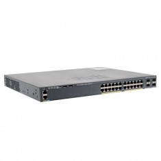 Switch NOU Cisco Catalyst WS-C2960X-24PS-L PoE+, 24 x Rj-45 10/100/1000Mbps