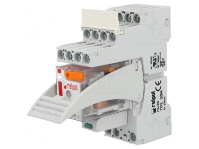 Releu Intermediar 4PDT 230VAC 6A foto