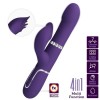 PRETTY LOVE - ZALIN RABBIT VIBRATOR PEARLS 4 IN 1 PURPLE, PRETTY LOVE FLIRTATION