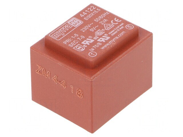 Transformator &Icirc;ncapsulat 2VA 230V 9V PCB