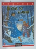 RETOUR DE FLAMME , LE PRIVE D &#039;HOLLYWOOD , scenario RIVIERE , BOCQUET , dessins BERTHET , 1990