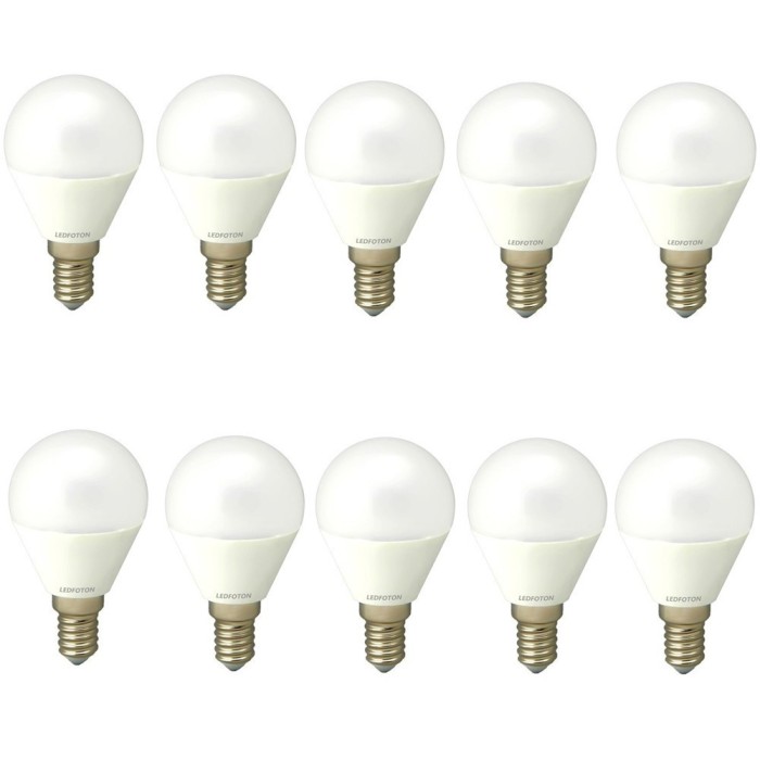 Set 10 Becuri Led E14 4W Lumina calda DLF 3041