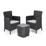 Cumpara ieftin Set mobilier de grădină Trenton Balcon, grafit