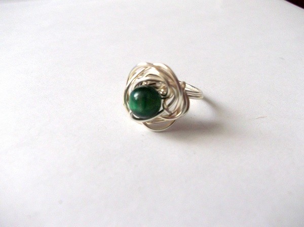 inel ochi de tigru verde 44618