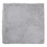 Fată de pernă decorativă din imitație de blană, Gri, 50x50 cm, CMCLASS