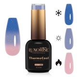 Cumpara ieftin Oja Semipermanenta Termica 3 Culori LUXORISE ThermoCool - Bliss Party 10ml