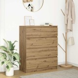 VidaXL Bufetă Stejar Artisan 80x35x99 cm Lemn prelucrat