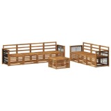 vidaXL Seturi de canapele 8 pcs Lemn Solid de Acacia 3384110