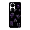 Husa compatibila cu Huawei P50 model Neon Ghost pokemon, Silicon, TPU, Viceversa, Transparent, Carcasa
