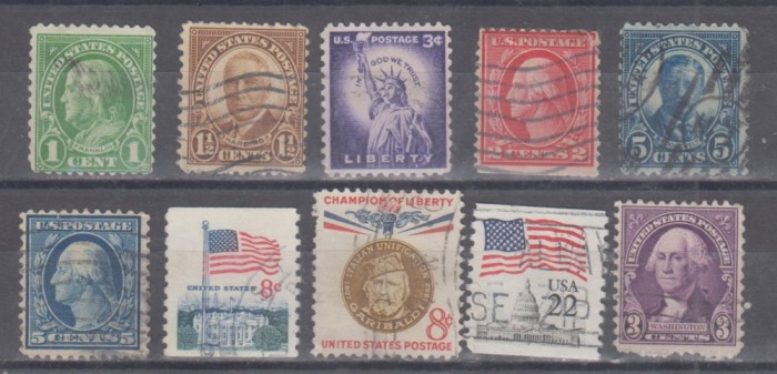 A7 T1 10 - Timbre foarte vechi - America