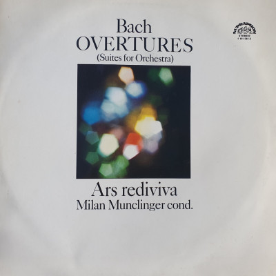 Vinil Bach Overturies Suites for Orchestra, Ars Rediviva, stare f buna foto